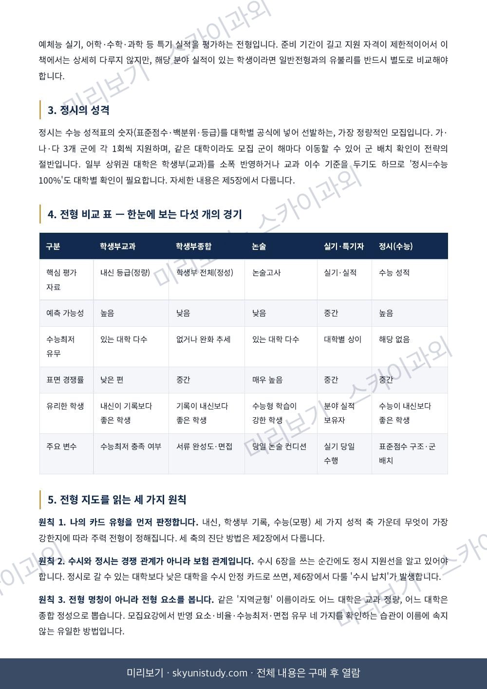수시·정시 지원 전략의 모든 것 내지 미리보기 4
